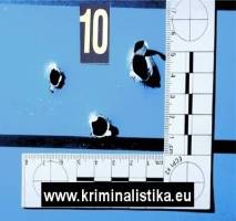 Fotografická dokumentace zásahu střel