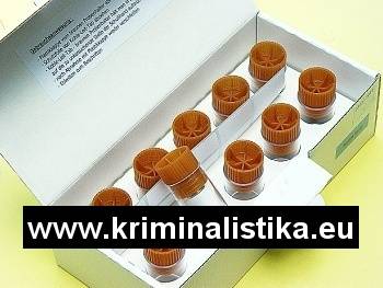 Sada terčíků s uhlíkovou adhezní vrstvou