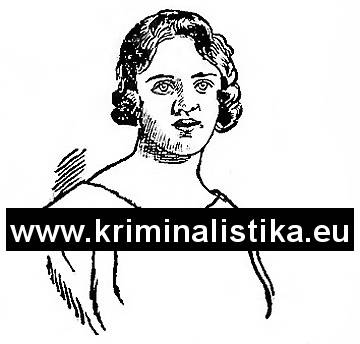 Hildegarda Haniková v kresbě E. Miléna