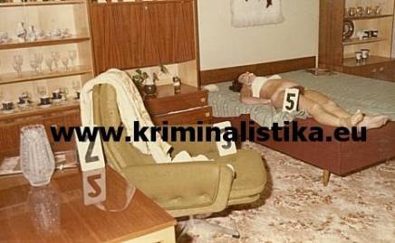 poloha zavražděné ženy