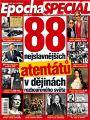 EPOCHA SPECIÁL je 100 stran plných dobrodružství, tajemství i historických faktů. Každý SPECIÁL je věnován zajímavému a čtenářsky atraktivnímu tématu. Například v prvním čísle jsme se podívali na zoubek 50 největším záhadám českých dějin, v čísle druhé otevřeli spisy 33 nejslavnějších špiónů v dějinách světa.