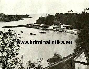 Vězeňská kolonie na pobřeží Guayany