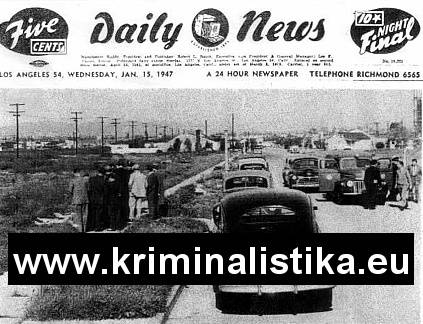 Místo činu na titulní stránce Dalily