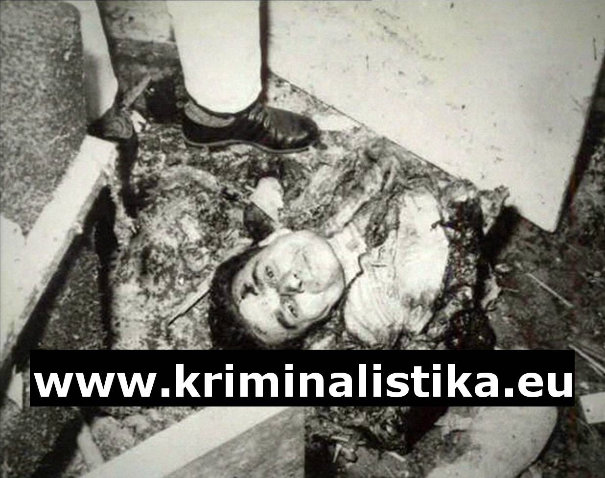 Hlava Ondreje Chámovského odtržená od těla